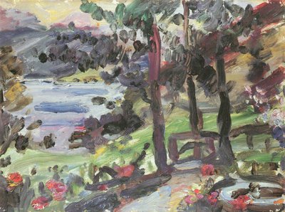 Garden at Walchensee by Lovis Corinth